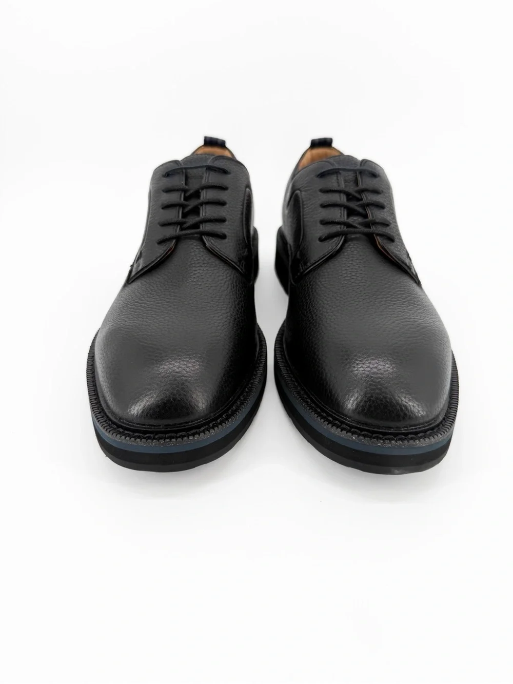 Ted Baker Drysdale Mens Pebbled Leather Derby Oxford Dress Shoes Black 12 NEW